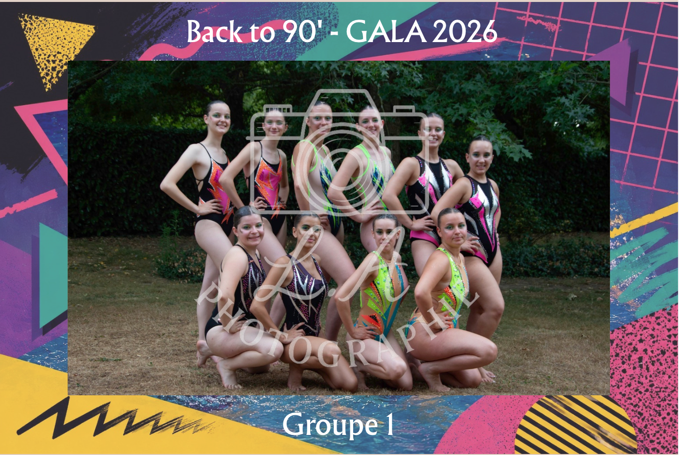 Photos de groupe supplémentaires avec fond SNP