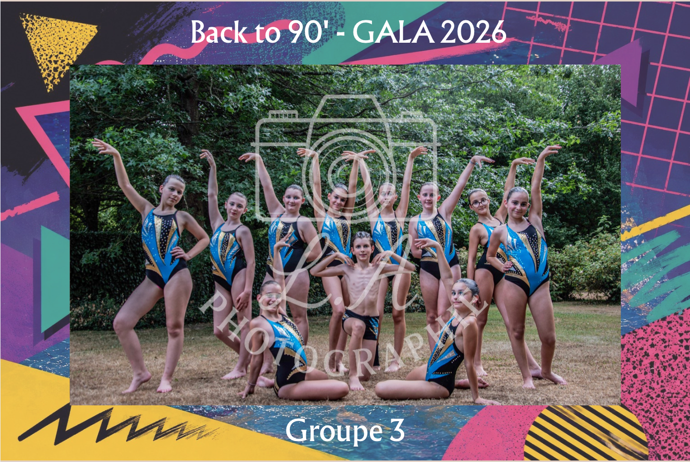 Photos de groupe supplémentaires avec fond SNP