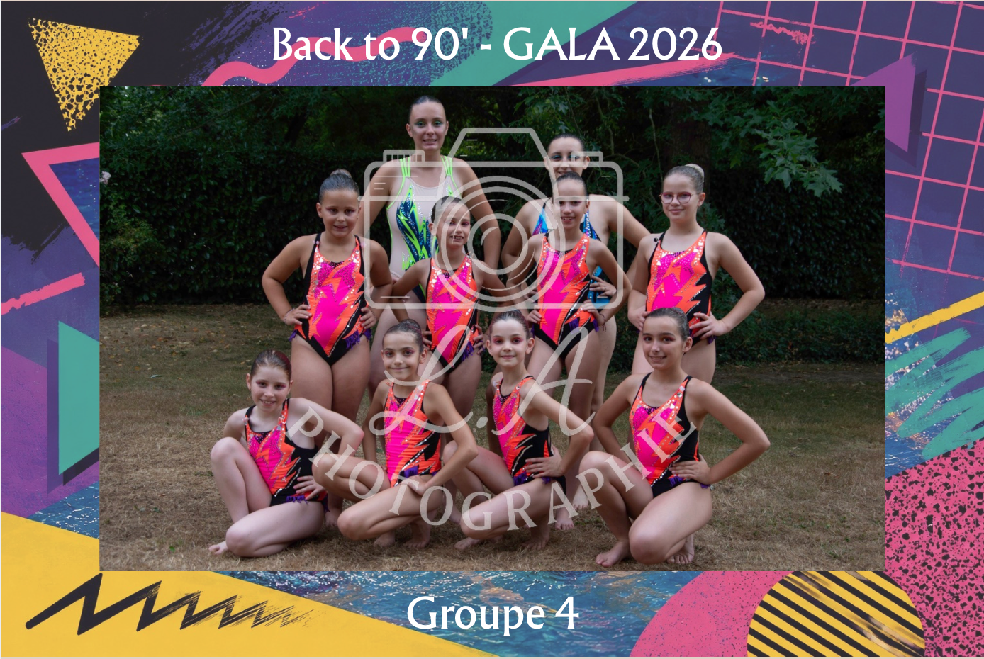 Photos de groupe supplémentaires avec fond SNP