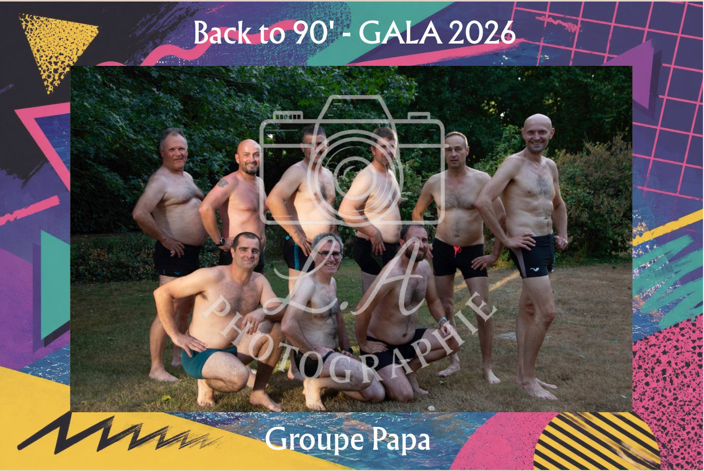Photos de groupe supplémentaires avec fond SNP